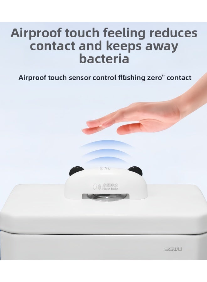 Voice Activated Automatic Toilet Flushes Adapter, 2000mAh Battery Powered, Water Saving ABS Materials for Modern Bathrooms Smarted Voice Controlled Bidet Flushers (RXD-flusher) - Image 5